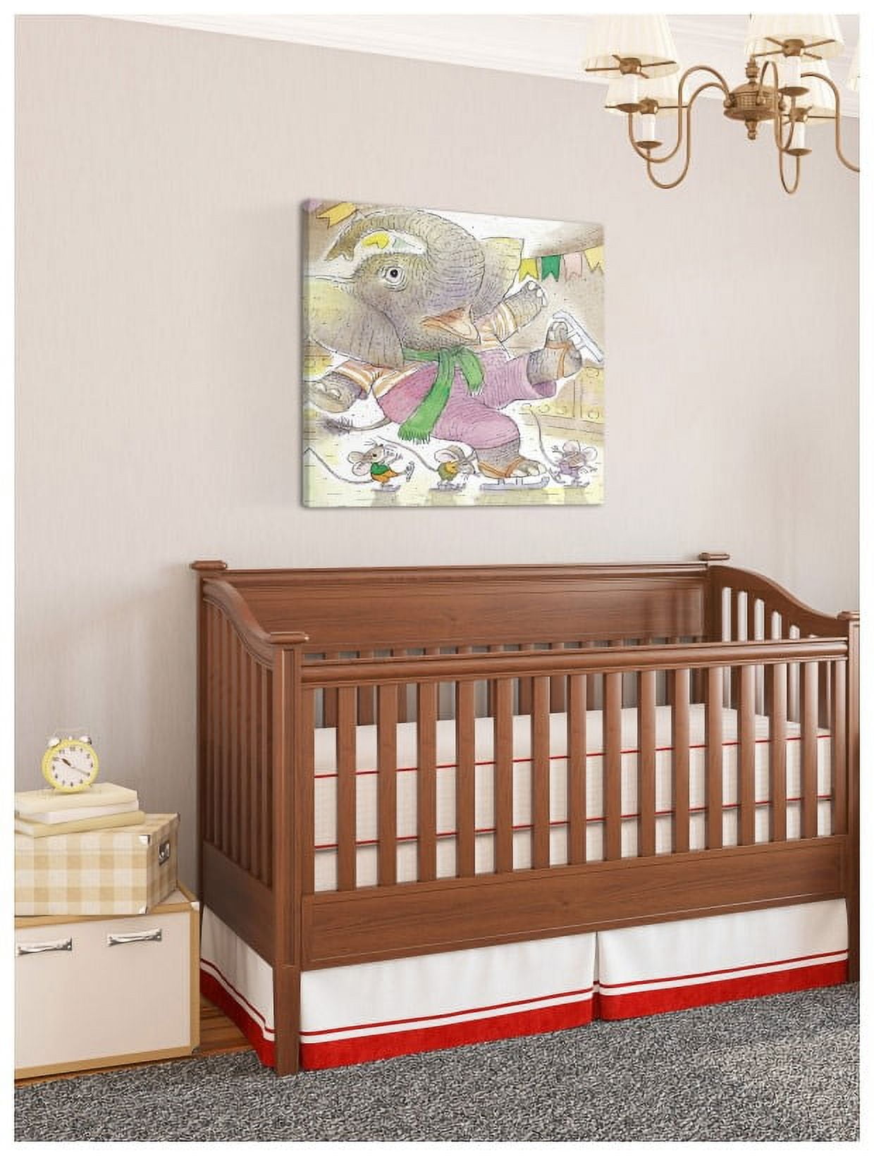 Marmont Hill "Elephant and Mouses" by Curtis Painting Print on Canvas
