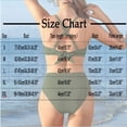 thumbnail image 2 of cocolona Bikini Sets for Women Summer Solid Color Two Piece Swimsuits Holiday Vacation Beach Pleated Swimwear, 2 of 5