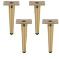 thumbnail image 1 of Set of 4 furniture legs, gold, 1 of 4