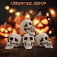 thumbnail image 4 of Yesocm 4 Pcs Life Size Skeleton Skull Halloween Realistic Human Model Moving Jaw Outdoor Indoor Decorations, 4 of 9