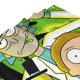 thumbnail image 5 of Cortina de ducha Rick & Morty, opaca, para baño, impermeable, resistente al moho, bloquea la privacidad, probador, patrón de impresión fina con arte de patchwork, 60 x 72, talla única., 5 of 8