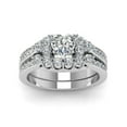 thumbnail image 1 of Awdenio Luxury Shiny Jewelry Full Diamond Rings Wedding Bridal Rings Promise Rings, 1 of 1
