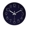 thumbnail image 1 of Reloj de Pared jomparis 12" Cuarzo Silencioso Azul Marino, 1 of 6