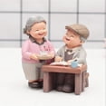 thumbnail image 4 of Adorno De Amante Pareja Artesanía Bonsái Estatua Herramienta Césped De Patio Decorativa Cola Casa de muñecas de hadas en miniatura, 4 of 8