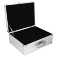 thumbnail image 1 of unbranded Caja Auxiliar De Aluminio Plata Con Cerradura Para Guardar Archivos Y Joyas, 1 of 6
