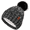 blackwhite, variant on Winter Beanie Hats for Women with Fleece Lined Knitted Warm Womens Pom Pom Hat Chunky Cable Skull Cap Gifts
