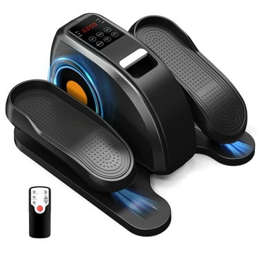 edx Under-Desk Elliptical Machine – Compact, Quiet & Portable Pedal Exerciser with Adjustable Speed, LED Display, Ideal Mini Elliptical for Home or Office Workout