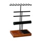thumbnail image 3 of Organizador de joyas, soporte exhibidor de joyas, soporte multiusos para exhibir aretes. Negro, 3 of 9
