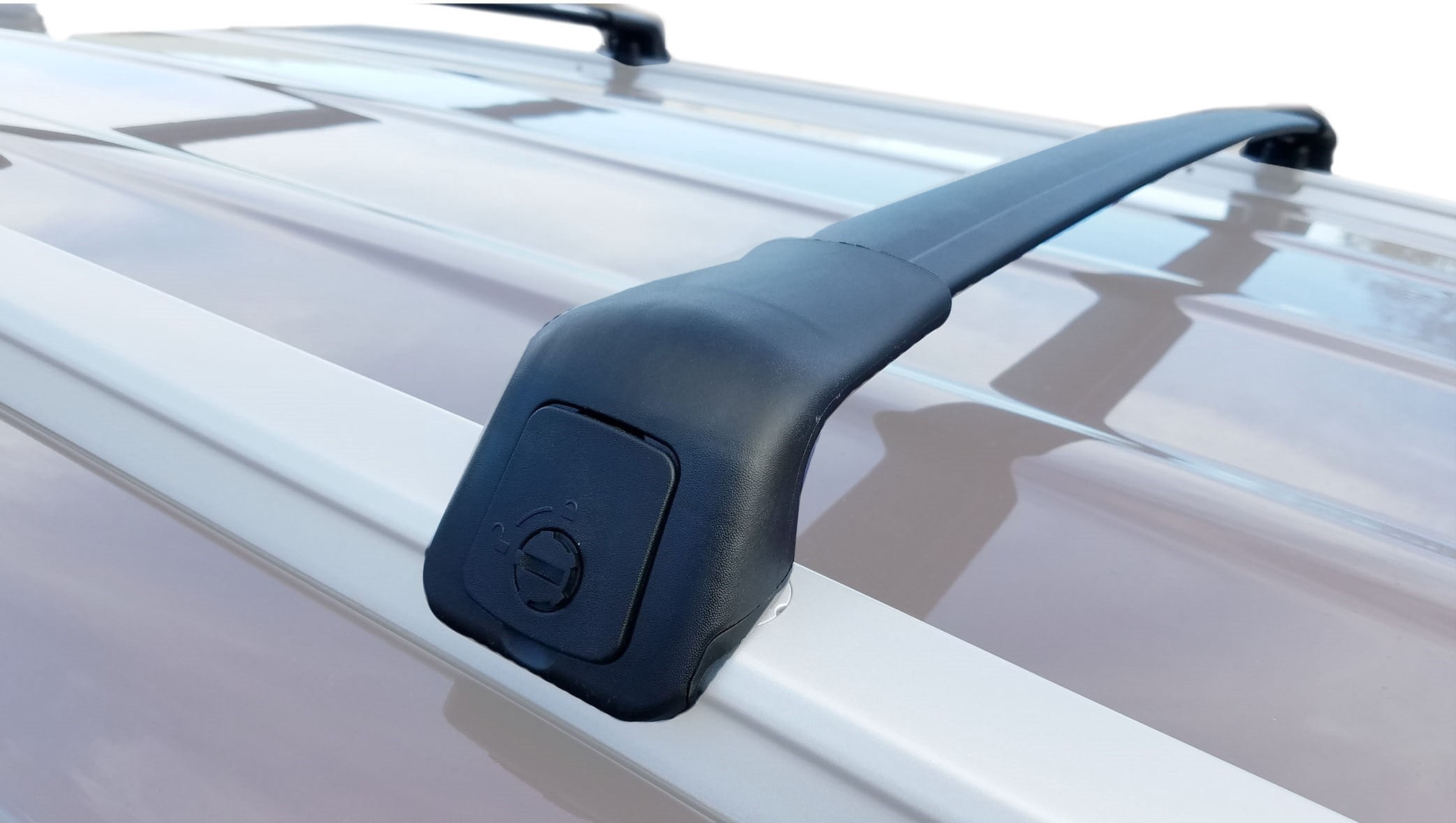 BRIGHTLINES Roof Rack Crossbars Replacement for Kia Sportage 2017-2021 Set of 2pcs, Black Aluminum Roof Top Cargo Rack