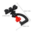 thumbnail image 2 of Beaupretty Garden Irrigation Misting Nozzle 360 Degree Rotating Black for Efficient Watering 10Pcs, 2 of 8