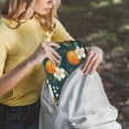 thumbnail image 5 of FORMRS 15-15.6 inch Laptop Sleeve Case Soft Carrying Quilted Computer Bag Cover, Floral Oranges, 5 of 7