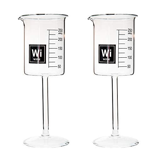 Laboratory Beaker Wine Glasses - Periodic Tableware