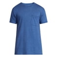 thumbnail image 3 of Athletic Works Men's and Big Men's Cotton Pocket Tee, Sizes S-5XL and Tall Sizes, 3 of 5