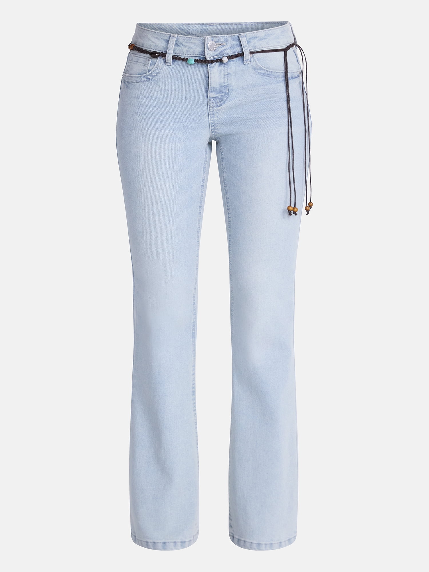 No Boundaries Novelty Stitch Bootcut Jeans, 32.5" Inseam, Women's 00-20