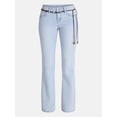thumbnail image 5 of No Boundaries Novelty Stitch Bootcut Jeans, 32.5" Inseam, Women's 00-20, 5 of 5