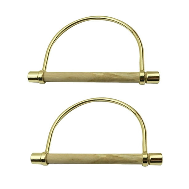 Asas de bolso semicirculares ligeras y prácticas, desmontables, para mujer, para bolso de tono Color A