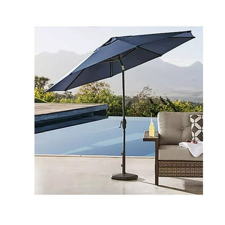 Mm UA38308ZT-SS-I Premium 10  Sunbrella Market Umbrellas Indigo