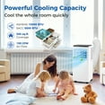 thumbnail image 2 of 10000 BTU Portable Air Conditioner with Remote Control Cools up to 250/350 Sq.Ft, 2 of 9