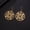 gold color, variant on Square of Svarog Earring Vikings Scandinavian Jewelry Slavic Symbol Drop Earring
