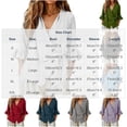 thumbnail image 3 of Neewe Ruffle 3/4 Length Sleeve for Womens Tops Dressy V Neck Collared Shirts Trendy Business Casual Daily Outfits, 3 of 5