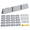 16Piece(24FT) Style 1, variant on 16Piece(24FT) Style 2 Dark Grey No Dig Faux Stone Garden Border Edging