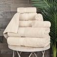 thumbnail image 7 of Superior 800 GSM Egyptian Cotton 6-Piece Face Towel Set, Soft Ultra Absorbent Towels, Forest Green, 7 of 7