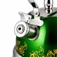 thumbnail image 6 of HausRoland Stainless Steel Whistling Kettle 3.7 Qt (3.5 L) Stovetop Kettle with Ergonomic Handle Tea Kettle for Stove Top, Green, 6 of 7