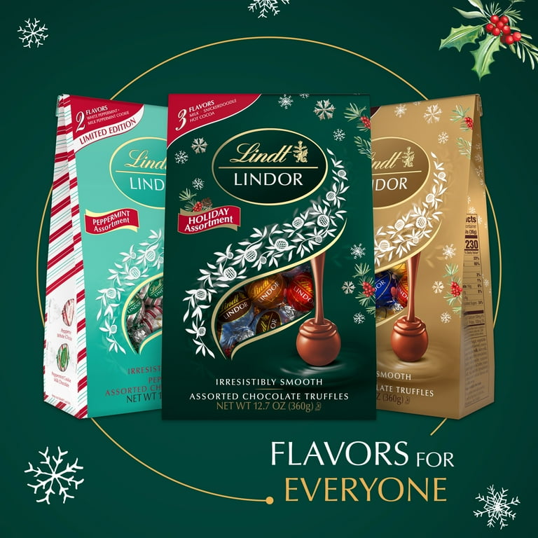 LINDORES　2本セット Lindt Lindor Assorted Chocolate Truffles, 21.2 Ounce Bag - Walmart.com