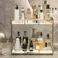 thumbnail image 1 of Encimera Organizadora de , Soporte Organizador de Cosméticos, Estante de Especias para Almacenamiento Doméstico, Soporte de Maquilje Pa Bnco negro perfecl Estante organizador de maquillaje, 1 of 8