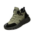 thumbnail image 2 of Willtoo Hiking Boots for Men Button Mid‑Top Comfortable Shoes, Non‑Slip Lightweight Outdoors Trekking Sneakers, Shock‑Absorbing Casual Footwear for Camping Hiking Daily Outdoor Activities, 2 of 5