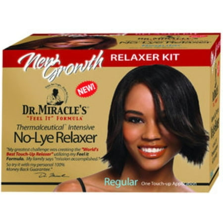 Dr. Miracle's New Growth Intensive No-Lye Relaxer Kit Regular, 1
