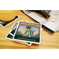 thumbnail image 3 of Minnesota, Paul Bunyan (Absorbent Ceramic Coasters Set of 4 Matching Images, Cork Back, Kitchen Table Decor), 3 of 3
