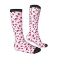 thumbnail image 4 of Lsque Lilies Flowers Printed Crew Socks Men's Women's LightWeight Thin Casual Calf Socks ,Knee High Socks,Cotton Socks, 4 of 9