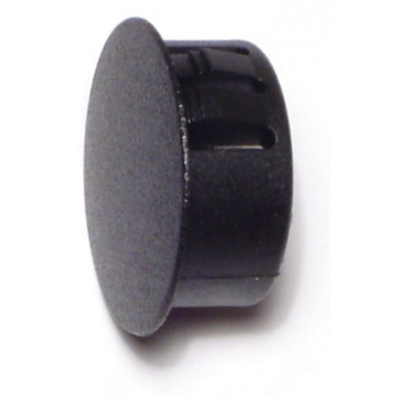 7/8" Black Nylon Plastic Flush Head Hole Plugs HPN-081 (6 pcs.)