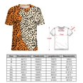 thumbnail image 2 of Leopard Print Pattern T Shirts Basic T-Shirt Short Sleeve Ladies Tee Shirt Summer Graphic Clothing, 2 of 6