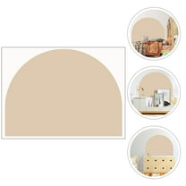 UNOMOR Peel and Stick Wall Murals Arch Wall Decal Beige Modern Wall Decoration Playing Room 1Set