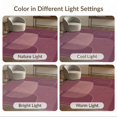 thumbnail image 7 of ODIKA 2'x3' Washable Accent Rug Rich Burgundy Geometric Elegant Overlapping Curves and Lines Design for Bedroom, Nursery, RV, Pet Friendly, Bedside Mat, 7 of 7