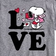thumbnail image 3 of Peanuts - Love Snoopy - Men's Short Sleeve Graphic T-Shirt, 3 of 6
