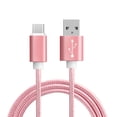 thumbnail image 1 of kurtrusly 1 Meter Type-C Woven Mobile Phone Data Cable Charging Line Cord 2 in 1 Fast Charging Data Transfer, 1 of 8