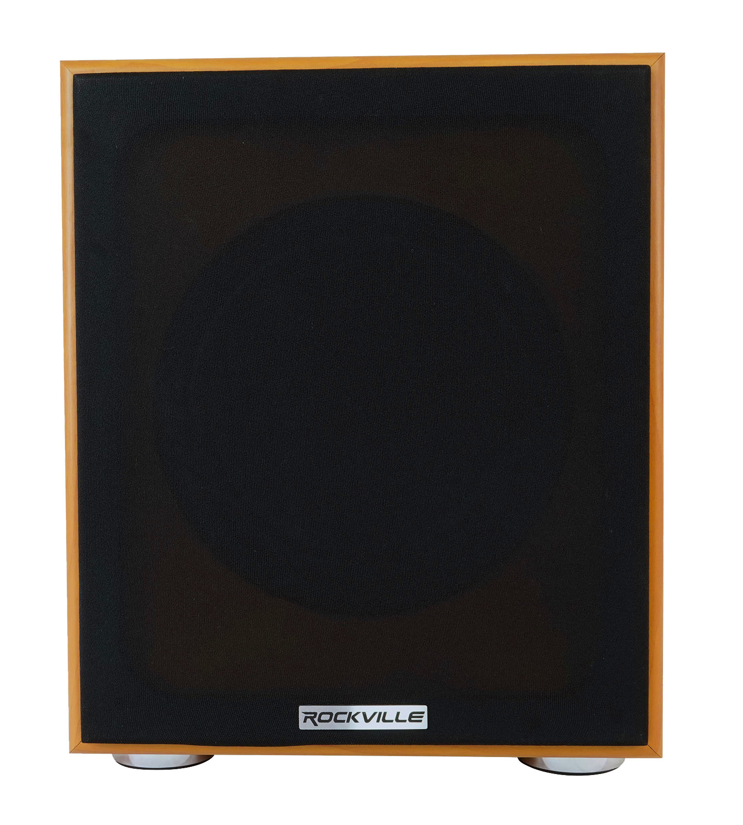 Rockville Bluetooth Home Receiver+(4) 6.5" Wood Bookshelf Speakers+8" Subwoofer + Rockville R14GSBR100 Red/Blk 14 Gauge 100' Ft. Mini Spool Car Audio Speaker Wire