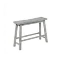 thumbnail image 2 of Boraam Sonoma 24in. Backless Wood Dining Bench - Storm Gray Wire-Brush Finish, 2 of 9