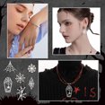 12Pcs 6 Style 201 Stainless Steel Pendants Laser Cut Spider