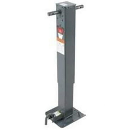 BULLDOG 182411 HD Square Trailer Jack, 12,000 lbs. Support Capacity, Sidewind, 12-1/2 Inch Travel, No Handle
