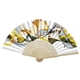 thumbnail image 1 of Cuadros Decorativos DIY pintura al óleo por número patrón de hoja de Ginkgo imagen verano abanico plegable arte artesanal JShteea Nuevos Originales, 1 of 8