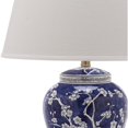 thumbnail image 4 of SAFAVIEH Spring 29 in. Table Lamp with Off-White Cotton Shade, Navy, Set of 2, 4 of 5