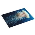 thumbnail image 2 of Bingfone White Jellyfish Dansing In The Ocean ,18" X 24"Dish Drying Mat For Kitchen Counter,Ultra Absorbent Microfiber, 2 of 9