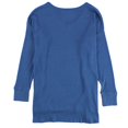 thumbnail image 2 of American Eagle Womens Ribbed V-Neck Pullover Sweater, Blue, Medium, 2 of 2
