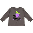 thumbnail image 3 of Inktastic Im So Grapeful For You with Cute Grapes Boys or Girls Long Sleeve Toddler T-Shirt, 3 of 5