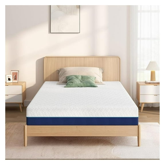 6 Inch Gel Memory Foam Twin Mattress for Cooling Night Sleep & Pressure Relief, Medium Firm Twin Size Mattress in a Box, Fiberglass-Free, Certified