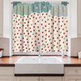 thumbnail image 2 of Ambesonne Autumn Kitchen Curtains, Hearts Raindrops Clouds, 55"x39", Multicolor, 2 of 3